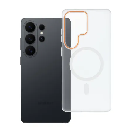Etui na Samsung S26 ULTRA Go Orange zgodne z MagSafe transparentne