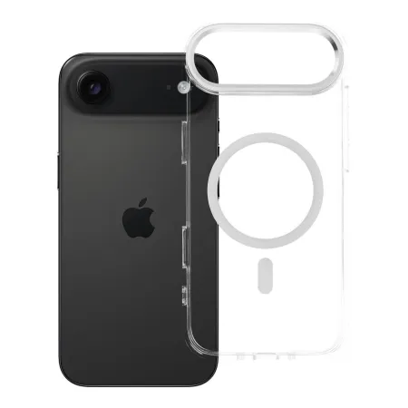 Etui na iPhone 17 AIR Frame Clear Hybrid Mag Cover zgodny z MagSafe transparentne