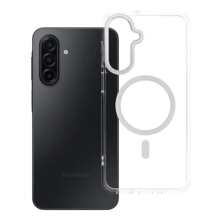 Etui na Samsung A17 / A18 Frame Clear Hybrid Mag Cover zgodny z MagSafe transparentne