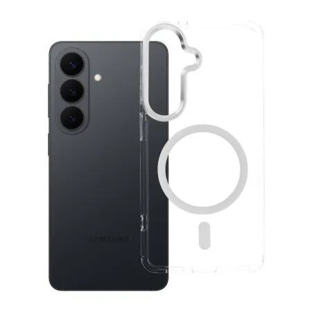 Etui na Samsung S26 Frame Clear Hybrid Mag Cover zgodny z MagSafe transparentne