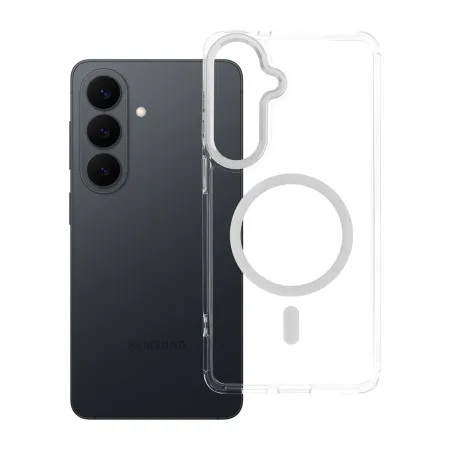 Etui na Samsung S26 PLUS Frame Clear Hybrid Mag Cover zgodny z MagSafe do transparentne