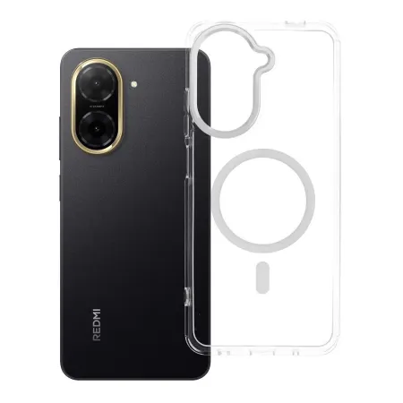 Etui na Xiaomi Redmi A5 Frame Clear Hybrid Mag Cover zgodny z MagSafe transparentne