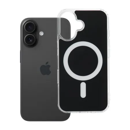 Etui na iPhone 16 Clear Fusion Mag Cover zgodne z MagSafe czarne