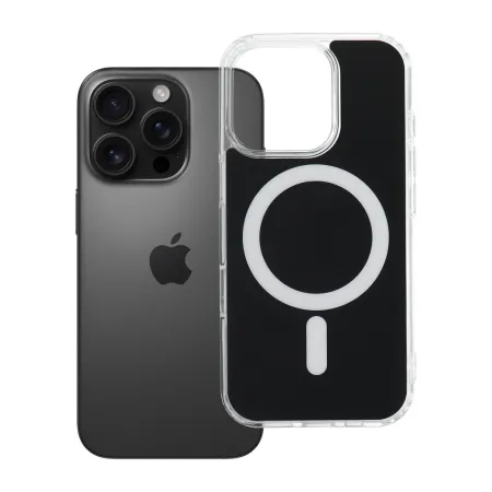 Etui na iPhone 16 PRO Clear Fusion Mag Cover zgodne z MagSafe czarne