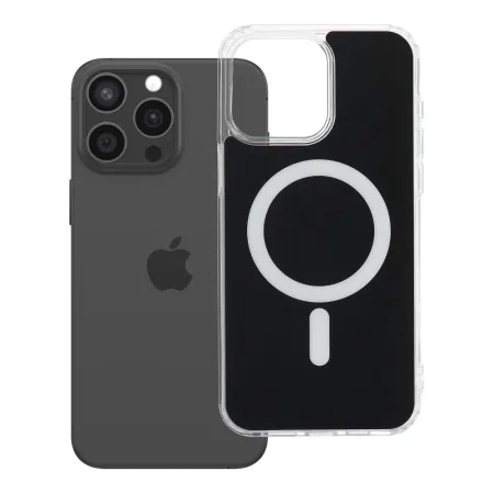 Etui na iPhone 15 PRO MAX Clear Fusion Mag Cover zgodne z MagSafe czarne