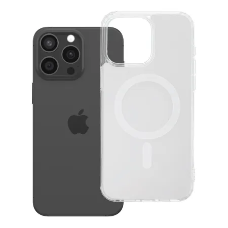 Etui na iPhone 15 PRO MAX Clear Fusion Mag Cover zgodne z MagSafe białe