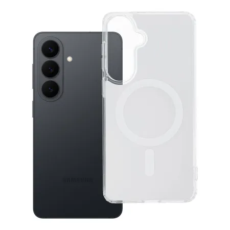 Etui na Samsung S26 PLUS Clear Fusion Mag Cover zgodne z MagSafe białe