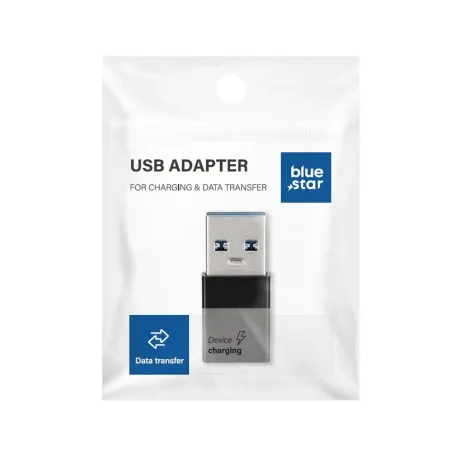 Adapter USB-C do USB A 3.0 Blue Star czarny