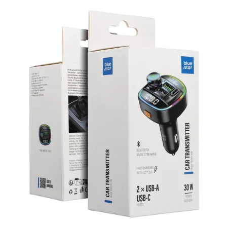 Transmiter Blue Star Wave L2 RGB Ambient light typ C x1 USB x2 20W czarny