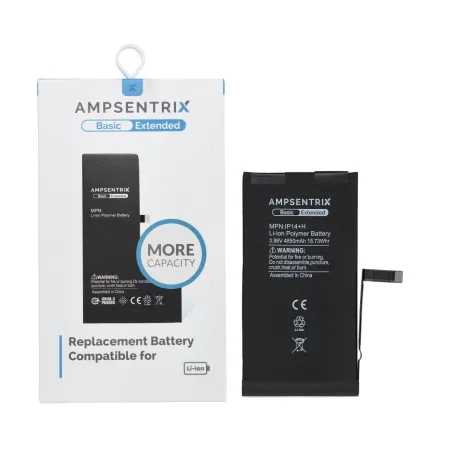 AmpSentrix Basic bateria do iPhone 14 Plus (zwiększona pojemność 4850 mAh)