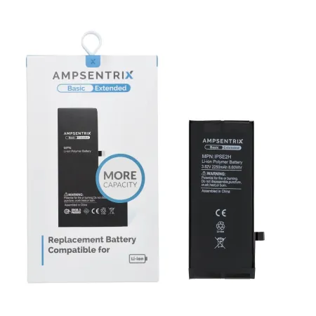 AmpSentrix Basic bateria do iPhone SE 2020 (zwiększona pojemność 2250 mAh)