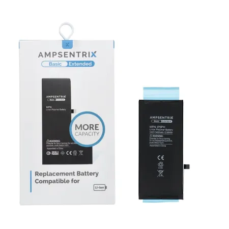 AmpSentrix Basic bateria do iPhone 8 Plus (zwiększona pojemność 3400 mAh)