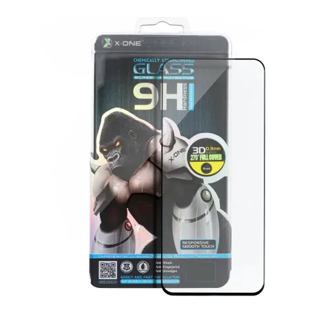 Szkło hartowane 3D do Samsung S26 PLUS X-One Full Cover (case friendly - działający czytnik)