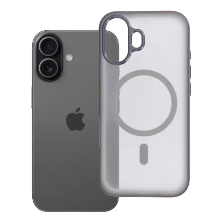Etui na iPhone 17 Flexline Mag Cover zgodne z MagSafe szare