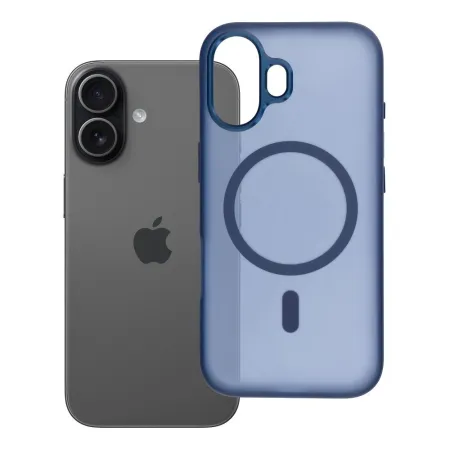 Etui na iPhone 17 Flexline Mag Cover zgodne z MagSafe granatowe