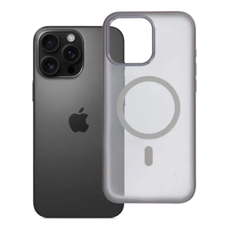 Etui na iPhone 16 PRO MAX Flexline Mag Cover zgodne z MagSafe szare