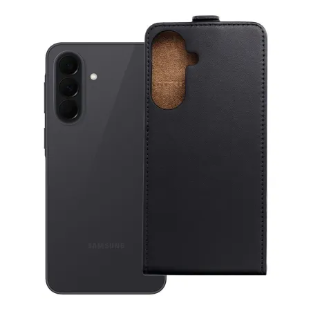 Etui z klapką pionowe na Samsung A37 5G Slim Flexi Fresh czarne