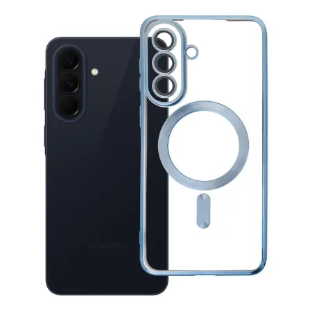 Etui na Samsung A57 Electro Mag Cover zgodne z MagSafe niebieskie