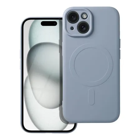 Etui na Samsung A57 Silicone Mag Cover zgodne z MagSafe (camera protection) jasnoniebieskie
