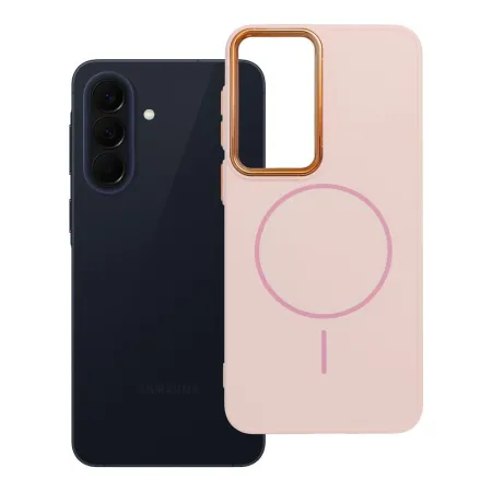Etui na Samsung A57 Frame Mag Cover zgodne z MagSafe pudrowy róż