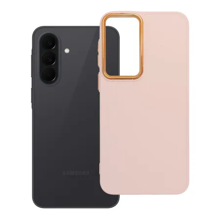 Etui na Samsung A37 5G Frame pudrowy róż