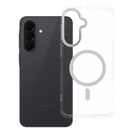 Etui na Samsung A37 Frame Cleear Hybrid Mag Cover zgodny z MagSafe transparentne