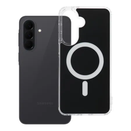 Etui na Samsung A37 Clear Fusion Mag Cover zgodne z MagSafe czarne