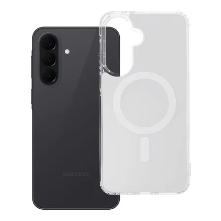 Etui na Samsung A37 Clear Fusion Mag Cover zgodne z MagSafe białe