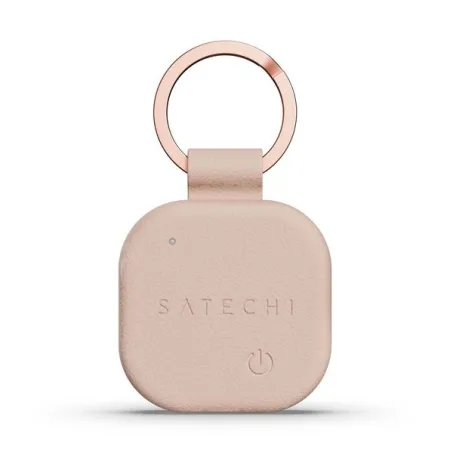 Lokalizator zgodny z Apple Find My Satechi w formie bleroka ze skóry wegańskiej ST-LKCFR desert rose