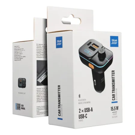 Transmiter Blue Star Wave L3 RGB Ambient light typ C x1 USB x2 20W czarny
