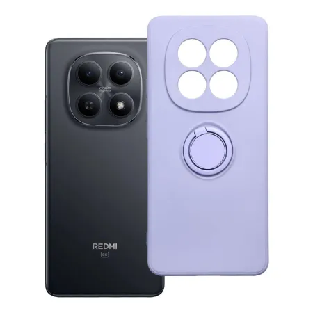 Etui na Xiaomi Redmi Note 15 5G Silicone Ring fioletowe