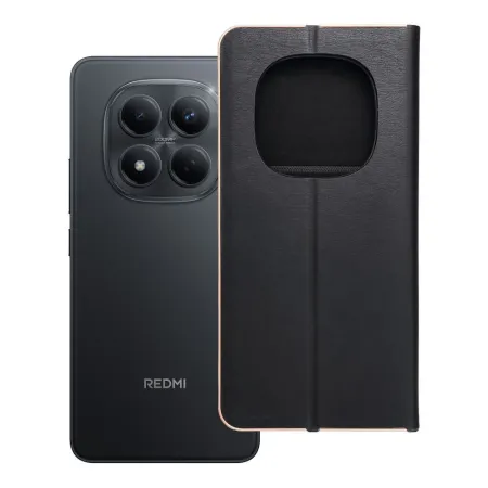 Etui z klapką na Xiaomi Redmi NOTE 15 PRO 5G Luna Book Gold czarne