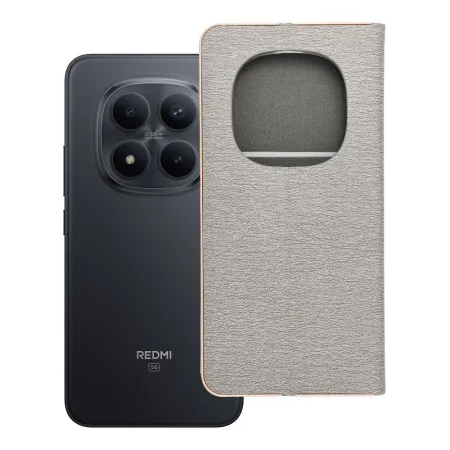 Kabura LUNA Book Gold do XIAOMI Redmi Note 15 PRO PLUS 5G srebrny