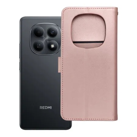 Etui z klapką na Xiaomi Redmi NOTE 15 5G Mezzo Book łapacz snów złoto-różowe