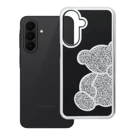 Etui na Samsung A27 5G Teddy Bear srebrne