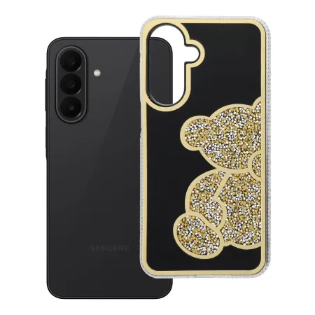 Etui na Samsung A27 5G Teddy Bear złote