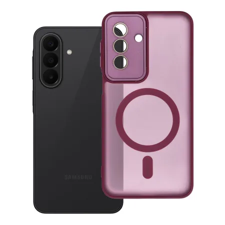 Etui na Samsung A27 Variete Mag Cover zgodne z MagSafe fioletowe