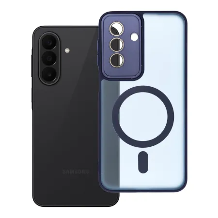 Etui na Samsung A27 Variete Mag Cover zgodne z MagSafe granatowe