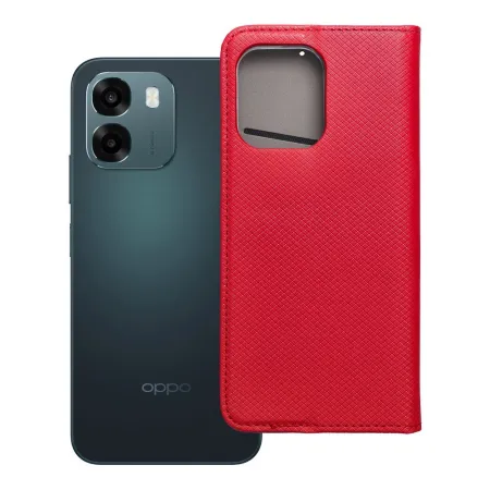 Etui z klapką na Oppo A6 Smart Case Book czerwone
