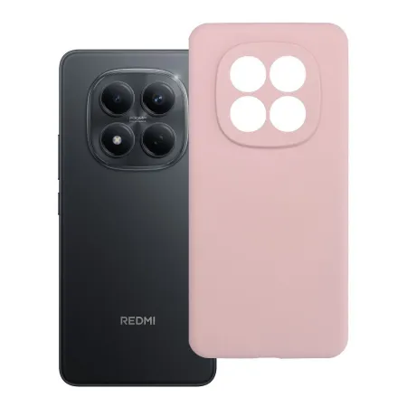 Etui na Xiaomi Redmi Note 15 PRO 4G Silicone 2mm (camera protection) pudrowy róż