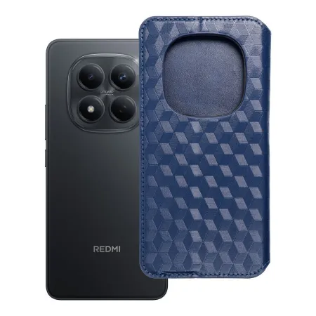 Etui z klapką na Xiaomi Redmi NOTE 15 PRO 4G Cubic Book niebieskie