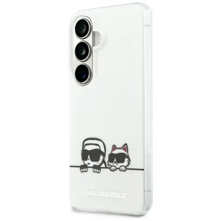 KARL LAGERFELD futerał do SAMSUNG S26 Plus KLHMS26M6HPKACH (Magnetic IML K&C Peekaboo) transparentny