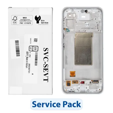 ServicePack Wyświetlacz LCD SAMSUNG A36 5G A366B White GH82-36841B