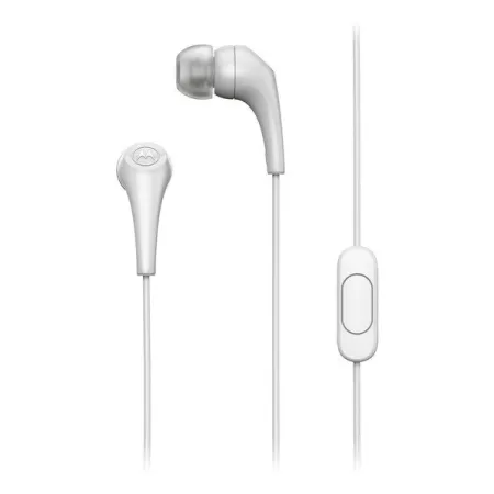Słuchawki przewodowe douszne z mikrofonem MOTOROLA Ear Buds 2-S białe