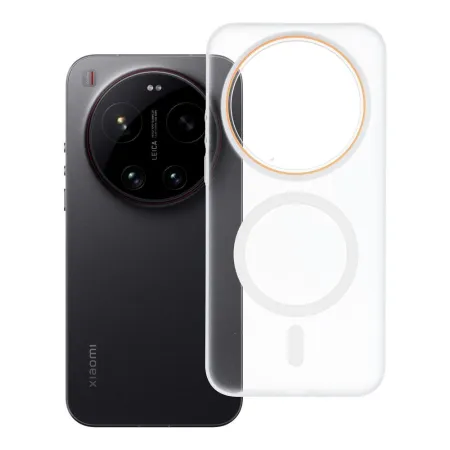 Etui na Xiaomi 17 ULTRA Go Orange zgodne z MagSafe transparentne