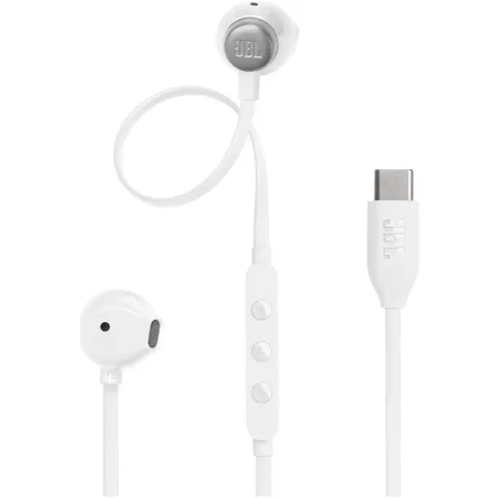 Słuchawki przewodowe douszne USB C JBL 305C białe