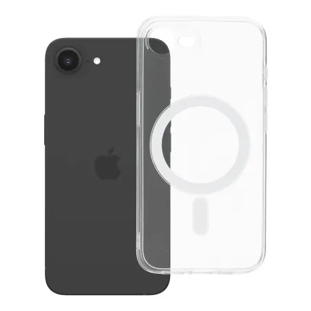 Etui na iPhone 16e (SE4 2025) / 17e Clear Case 2 mm Mag Cover zgodne z MagSafe (camera protection) transparentne