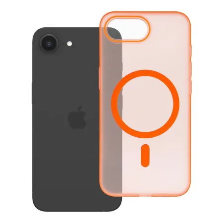 Etui na iPhone 16e (SE4 2025) / 17e Go Orange zgodne z MagSafe pomarańczowe