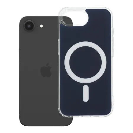 Etui na iPhone 16e (SE4 2025) / 17e Clear Fusion Mag Cover zgodne z MagSafe granatowe
