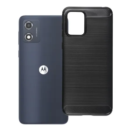 Etui na Motorola E13 Carbon 2.0 czarny
